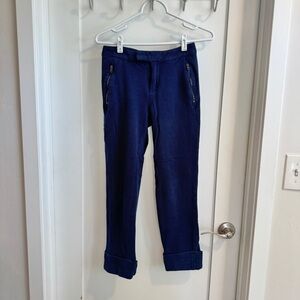 Rag & Bone Navy Cuffed Slim Leg Pants